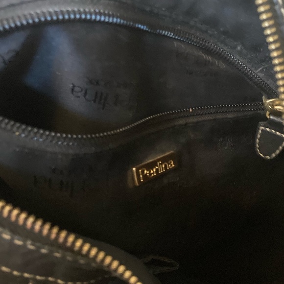 Perlina NY black leather Hobo bag - Picture 7 of 14
